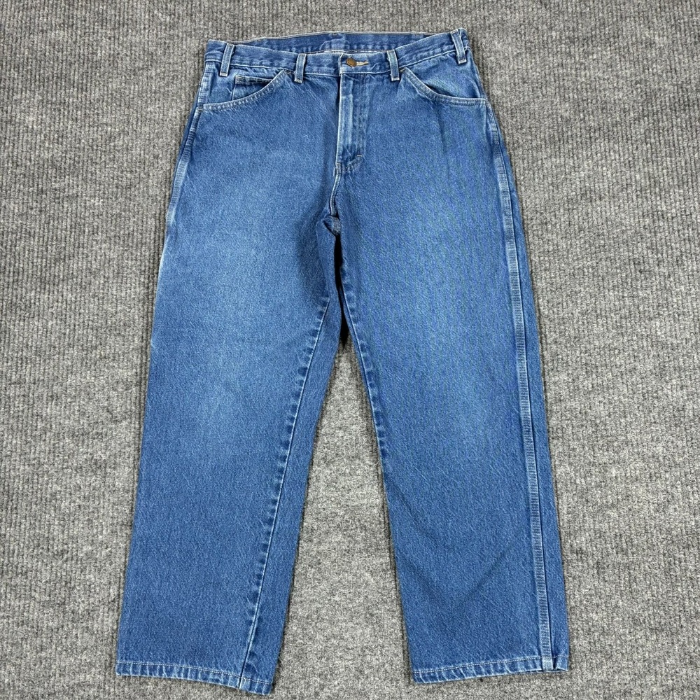 Dickies Mens Carpenter Jeans Size 33x30 Regular Workwear Outdoor Denim Mid Rise